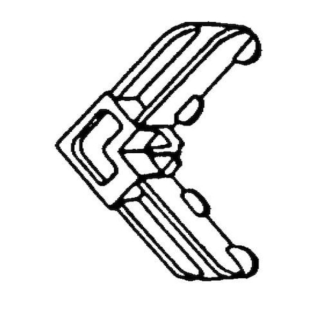 Strybuc Plastic Corner Gray 90-454